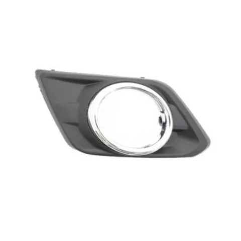 Grille gauche de pare-chocs pour NISSAN X-TRAIL 2014-2017, avec trous anti-brouillard, cadre chromé, noire, Neuve