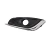 Grille gauche de Pare-chocs avant pour OPEL INSIGNIA I phase 2 2013-2016, noire, siège antibrouillard, moulure chromée, Neuve
