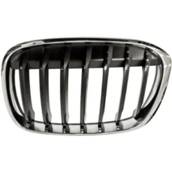 Grille radiateur avant gauche pour BMW X1 F48 depuis 2015, chromée/noire, Neuve