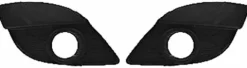 Grilles de calandre pour RENAULT TWINGO II ph.1 2007-2011 droite & gauche, (basic), noires, trous AB