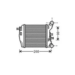 Intercooler pour ABARTH ABARTH 500 595-695 ph.1 2008-2016, OEM: 51819186, Neuf