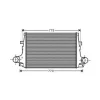 Intercooler pour ALFA ROMEO 159 depuis 2005, OEM: 50507299, Neuf