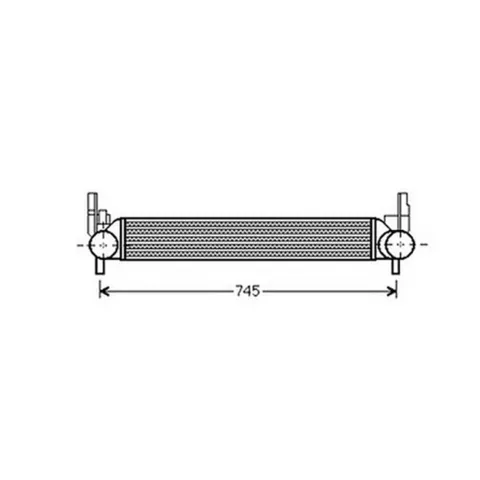 Intercooler pour AUDI A1 2010-2014, OEM: 6R0145805, Neuf