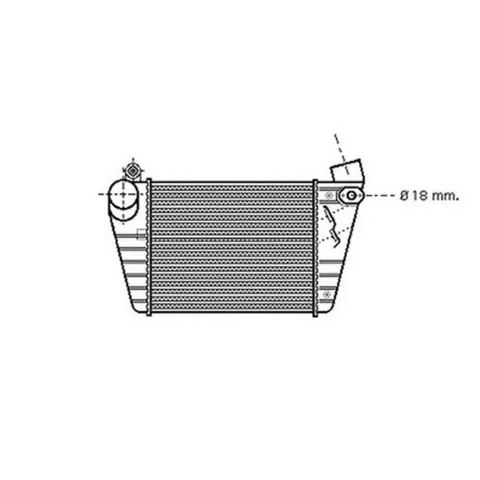 Intercooler pour AUDI A3 I ph.1 1996-2000, OEM: 1J0145803G, Neuf