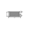 Intercooler pour CITROËN BERLINGO I ph.2 2002-2008, OEM: 0384L9, Neuf