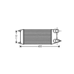 Intercooler pour CITROËN JUMPY II 2007-2016, OEM: 1498987080, Neuf