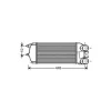 Intercooler pour CITROËN XSARA PICASSO ph.1 1999-2004, OEM: E256083, Neuf