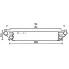Intercooler pour FIAT 500L ph.1 2012-2017, OEM: 51887954, Neuf