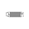 Intercooler pour FIAT PANDA III depuis 2012, OEM: 51930049, Neuf