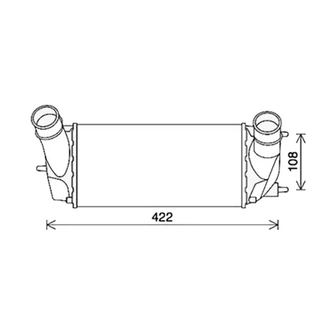 Intercooler pour FORD B-MAX depuis 2012, OEM: 1776956, Neuf