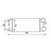Intercooler pour FORD B-MAX depuis 2012, OEM: 1878624, Neuf