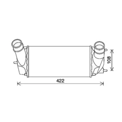 Intercooler pour FORD ECOSPORT II ph.1, 2013-2017, OEM: 1776956, Neuf