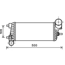 Intercooler pour FORD FOCUS III ph.1 2011-2014, OEM: 1778294, Neuf