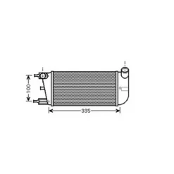 Intercooler pour FORD KA 2009-2016, OEM: 1560794, Neuf