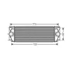 Intercooler pour MERCEDES SPRINTER II ph.1 2006-2013 (W906), OEM: 9065010101, Neuf