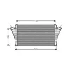 Intercooler pour OPEL VECTRA C 2002-2005, OEM: 6302040, Neuf