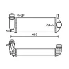 Intercooler pour RENAULT KANGOO II ph.1 2008-2013, OEM: 144961489R, Neuf