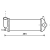 Intercooler pour RENAULT KANGOO II ph.1 2008-2013, OEM: 8200427469, Neuf