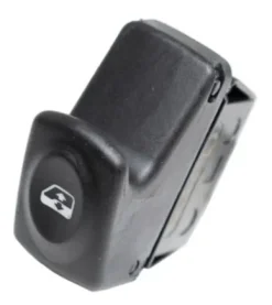 Interrupteur/Bouton de lève vitre électrique sur porte avant droite ou gauche pour RENAULT MEGANE I, 1996-1999, 1 bouton, noir, Neuf