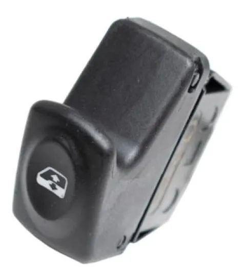 Interrupteur/Bouton de lève vitre électrique sur porte avant droite ou gauche pour RENAULT MEGANE I, 1996-1999, 1 bouton, noir, Neuf