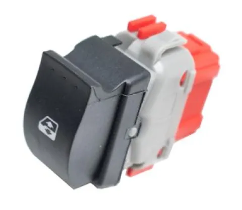 Interrupteur/Bouton de lève vitre électrique sur porte avant droite pour RENAULT MASTER III phase 1, 2010-2014, 1 bouton, noir, Neuf