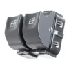 Interrupteur/Bouton de lève vitre électrique sur porte avant gauche pour RENAULT CLIO IV phase 1, 2012-2016, 2 boutons, dispositif anti-pincement, noir, Neuf