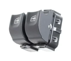Interrupteur/Bouton de lève vitre électrique sur porte avant gauche pour RENAULT CLIO IV phase 1, 2012-2016, 2 boutons, dispositif anti-pincement, noir, Neuf