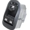 Interrupteur/Bouton de lève vitre électrique sur porte avant gauche pour PEUGEOT 206, 1998-2009, 2 boutons, noir, Neuf
