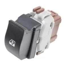 Interrupteur/Bouton de lève vitre électrique sur porte avant droite pour RENAULT MASTER II phase 2, 2003-2010, 1 bouton, noir, Neuf