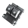 Interrupteur/Bouton de lève vitre électrique sur porte avant gauche pour FIAT QUBO, 2008-2016, 2 boutons, noir, Neuf