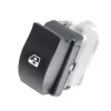 Interrupteur/Bouton de lève vitre électrique sur porte avant droite pour RENAULT CLIO II phase 2, 2001-2005, 1 bouton, noir, Neuf