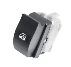 Interrupteur/Bouton de lève vitre électrique sur porte avant droite pour RENAULT CLIO II phase 2, 2001-2005, 1 bouton, noir, Neuf