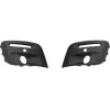 Kit 2 grilles de calandre pour CITROËN BERLINGO II ph.3 2015-2018 noires trous antibrouillards radar