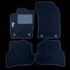Kit 4 Tapis de sol Auto pour AUDI A1 de 2010 à 2018, sigle A1, avec CLIPS, Neuf