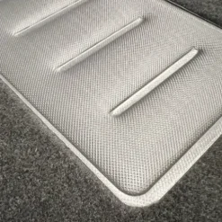 Kit 4 Tapis de sol Auto pour PEUGEOT 206 de 1998 à 2006, avec sigle 206, sans CLIPS, Neuf