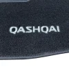 Kit 4 Tapis de sol Auto pour NISSAN QASHQAI, 2014-2021, avec sigle QASHQAI, moquette noire, avec CLIPS, Neuf