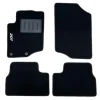 Kit 4 Tapis de sol Auto pour PEUGEOT 207 CC de 2007 à 2015, avec sigle 207cc, avec CLIPS, Neuf