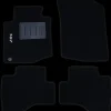 Kit 4 Tapis de sol Auto pour PEUGEOT 107 de 2005 à 2014, avec sigle 107, avec CLIPS, Neuf