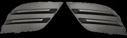Kit grilles de calandre droite & gauche pour RENAULT CLIO IV 2016-2019, noir, Neuves