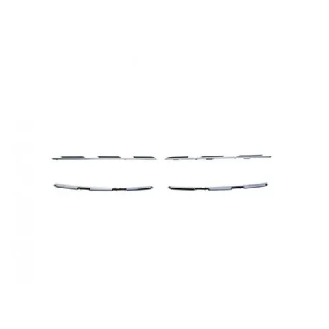 Kit moulure grille de calandre pour RENAULT CAPTUR II depuis 2020, 4 pièces, chromé, Neuf
