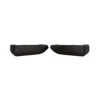 Kit moulures droit et gauche pare chocs arrière pour RENAULT TWINGO II phase 1, 2007-2011, noirs, Neufs