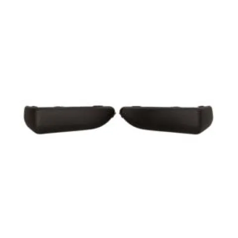 Kit moulures droit et gauche pare chocs arrière pour RENAULT TWINGO II phase 1, 2007-2011, noirs, Neufs