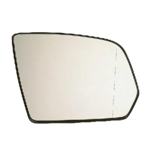 Miroir Glace de rétroviseur extérieur droit pour MERCEDES CLASSE ML Phase 2, 2008-2011 (W164), dégivrant, asphérique, avec support de fixation, neuf