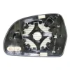 Miroir Glace de rétroviseur extérieur droit pour AUDI A5 I phase 2, 2011-2017, H 115 mm., avec support de fixation, dégivrant, neuf