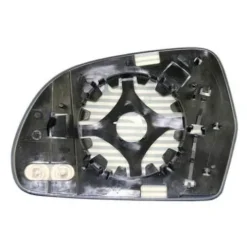 Miroir Glace de rétroviseur extérieur droit pour AUDI A5 I phase 2, 2011-2017, H 115 mm., avec support de fixation, dégivrant, neuf