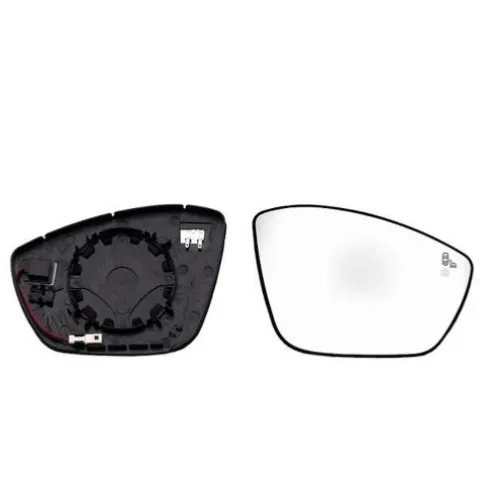 Miroir Glace de rétroviseur extérieur droit pour CITROËN C4 CACTUS phase 2, 2018-2020, BLIS, dégivrant, avec support de fixation, neuf