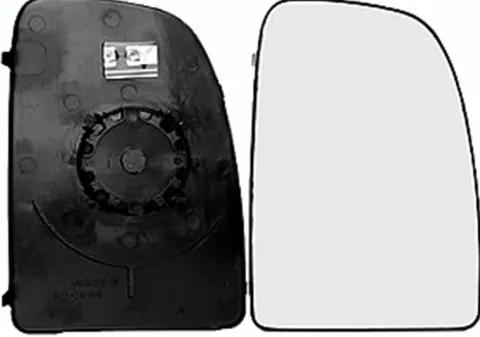 Miroir Glace rétroviseur droit pour PEUGEOT BOXER II ph.2 depuis 2014 >, verre supérieur, dégivrant