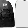Miroir Glace rétroviseur droit CITROËN JUMPER II ph.1 2006-2014, verre supérieur dégivrant à clipser