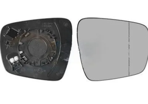 Miroir Glace rétroviseur droit pour RENAULT KOLEOS II depuis 2017, dégivrant, Neuf