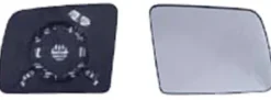 Miroir Glace rétroviseur droit pour FORD TOURNEO CONNECT I phase 3, 2009-2013, dégivrant, à clipser